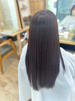 ロング カラー パーマ ヘアアレンジ メンズ キッズ 骨格レイヤーカット 🌿美髪縮毛矯正のヘアスタイル