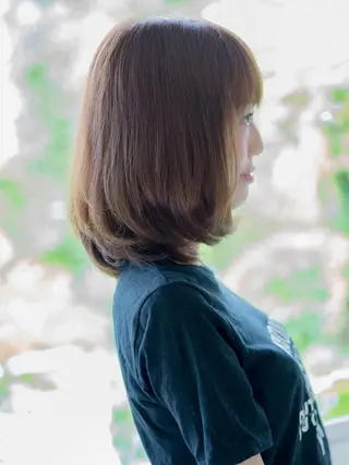 ミディアム INCE HAIR 竹牟礼翔のヘアスタイル