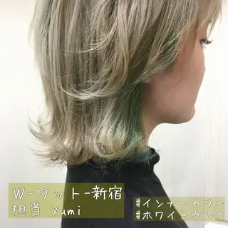 セミロング カラー 代表🎀 ふわモテ愛 され髪🩷yumiのヘアスタイル