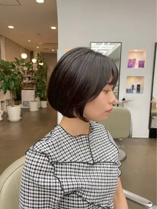 ショート ヘアアレンジ 🎧ayaka/ボブ /透明感カラー🩵のヘアスタイル