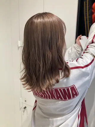 ミディアム カラー 透明感カラー🫧 nanohaのヘアスタイル
