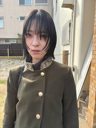 ミディアム qpula クプラのヘアスタイル