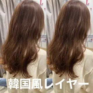 セミロング レイヤー/ハイライト /立川/赤池宏隆のヘアスタイル