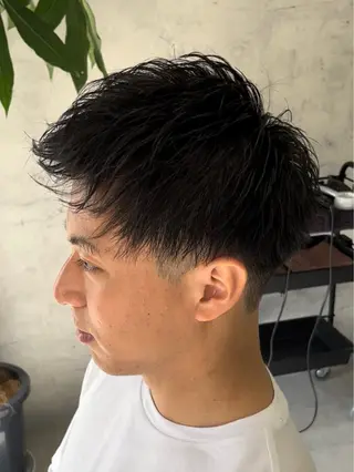 ショート メンズ 【店長】メンズ職人 短髪　ハイトーン🔥のヘアスタイル