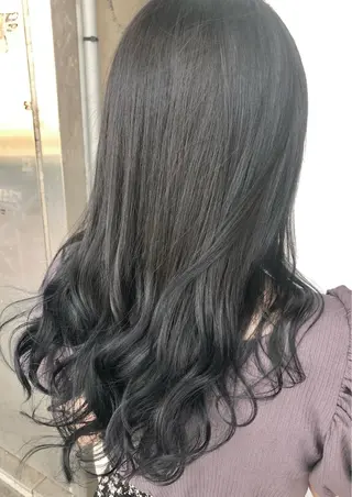 カラー ダブルスキルエクステ /羽エクステ白石宇由のヘアスタイル