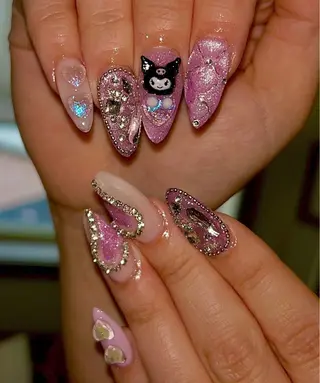 セミロング nina beautyのネイルデザイン