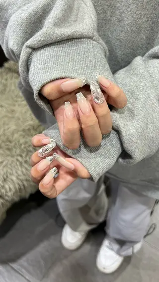 ネイル 韓国🩶Y2Kネイル 💫くれはのネイルデザイン