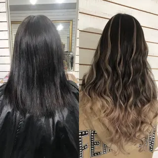 ロング カラー 🧡艶髪ちゅるん髪 🫧🧡YUKI❄️のヘアスタイル