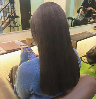 ミディアム カラー 透明感/血色カラー/ 似合せレイヤー/ゆいのヘアスタイル