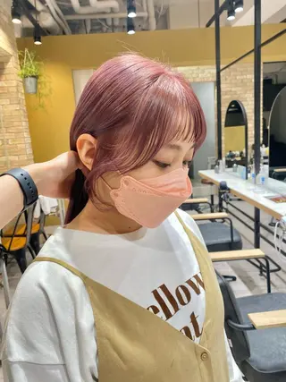 カラー ワンカールで盛れる レイヤー🎀Macoのヘアスタイル