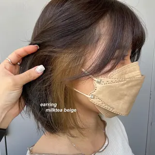 ロング カラー レイヤーカット 韓国ヘアayameのヘアスタイル
