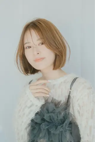 ミディアム 特化✨透明感カラー 白髪染め✨住田緋菜のヘアスタイル
