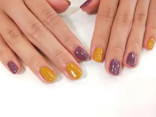 ネイル はばすみれ🎀ﾈｲﾙ 光ﾌｪｲｼｬﾙ ﾍｱのネイルデザイン