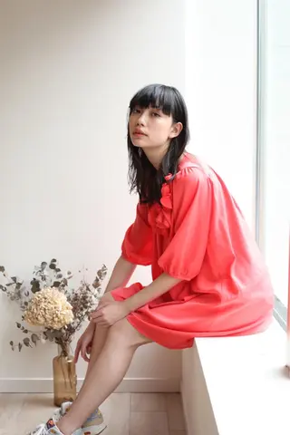 ミディアム パーマ ヘアアレンジ メンズ キッズ ネイル マツエク・マツパ 藤井 仁紀のヘアスタイル