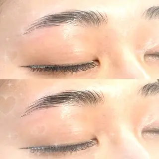 アイブロウ まつパ/暗髪カラー/ 縮毛矯正/若菜ほのかのマツエク・マツパデザイン