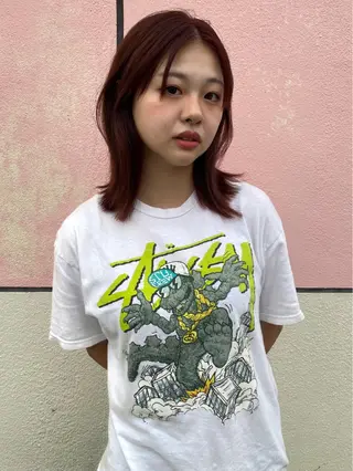 ミディアム カラー mai / linoah˚✧のヘアスタイル