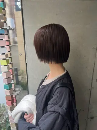 ショート 【美ボブ.艶カラー. 梅田茶屋町】midoのヘアスタイル