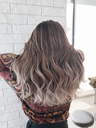 ロング カラー ノンダメージ髪質改善 カラー💎/KURAのヘアスタイル