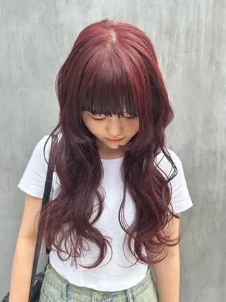 カラー あゆり /ハイトーンカラーのヘアスタイル