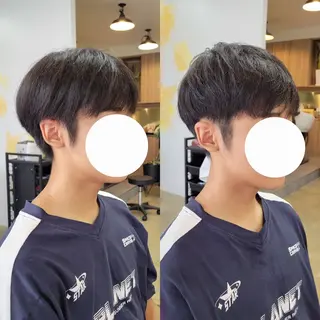 ショート メンズ 野村 果音(カノン)のヘアスタイル