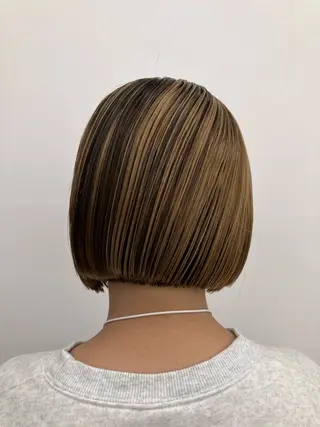ショート ムード造るハイトーン ケアブリーチ/ユウキのヘアスタイル