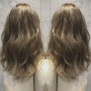 セミロング カラー 重政 和樹のヘアスタイル