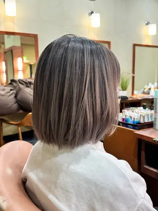 ミディアム 似合わせ/たにざわ しんごう≫南草津のヘアスタイル