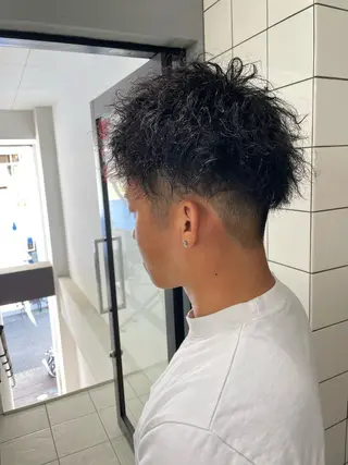 パーマ メンズ メンズ専門サロン wokeのヘアスタイル
