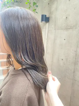 セミロング 大人可愛い♡コテ巻き パーマ🌼杉田 萌恵のヘアスタイル