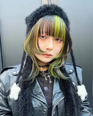 ミディアム カラー Null 表参道のヘアスタイル