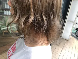 ミディアム あらい なつみのヘアスタイル