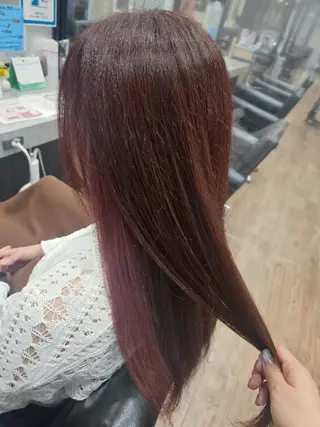 ロング カラー 関口 友菜のヘアスタイル