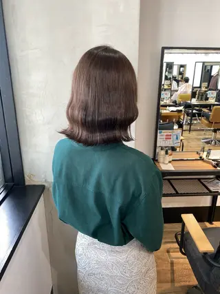 ミディアム カラー otoha✳︎ くすみ艶カラーのヘアスタイル