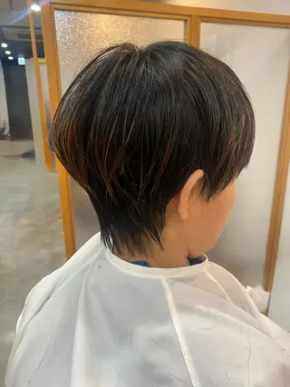 ショート おおもり りほのヘアスタイル