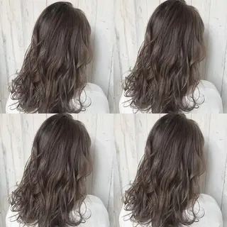 ロング カラー 心斎橋韓国ボブ 好原良真のヘアスタイル