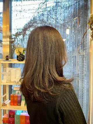 ロング 望月 千絵のヘアスタイル