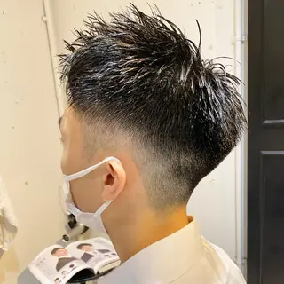 ショート バレイヤージュ職人 🔥代表YU-SHIのヘアスタイル