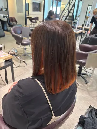 カラー GRANDEUR/似 合わせ/ケラスターゼのヘアスタイル