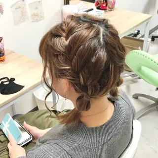 ヘアアレンジ 新宿ヘアセットメイク Asa-mのヘアスタイル
