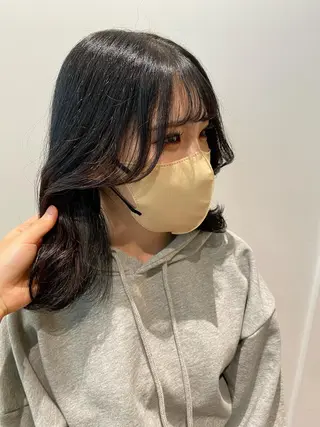 ミディアム カラー CURIO/南船場 /RIN💈🍎のヘアスタイル