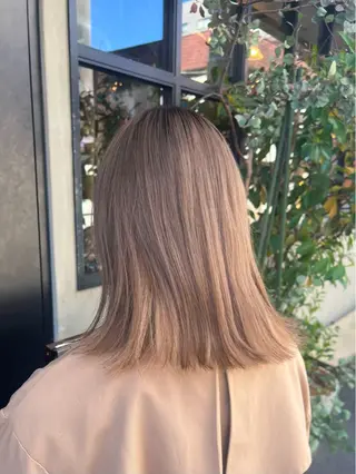 ミディアム 大武 楓のヘアスタイル