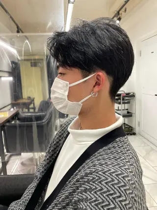 メンズ 大阪美容師 井上智博のヘアスタイル