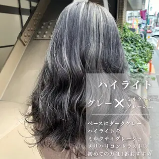 ミディアム カラー 学割 悟 韓国風艶髪縮毛矯正のヘアスタイル