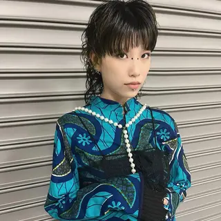 ショート ウルフカット/吉村 桃子のヘアスタイル