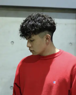 ショート パーマ メンズ 🌀パーマ特化 美容師🌀/しゅんのヘアスタイル