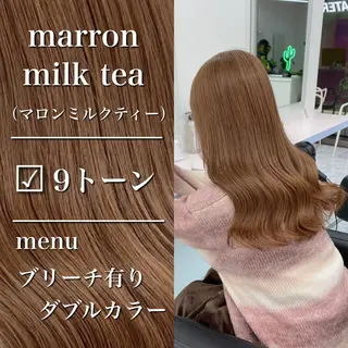 ロング カラー 💕コテ巻き風パーマ 💕KEIYA 💕のヘアスタイル