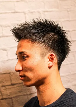 ショート メンズ メンズカット 佐藤優菜のヘアスタイル