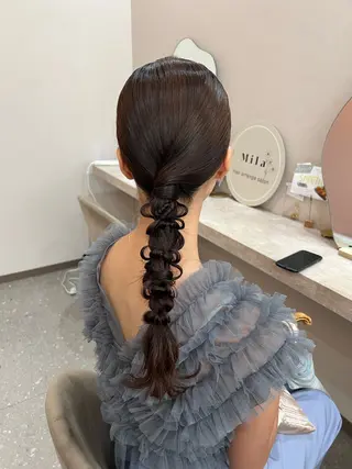 ミディアム Mila misakiのヘアスタイル