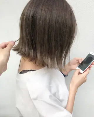 ショート カラー 髪質改善/艶髪 やまなかのヘアスタイル