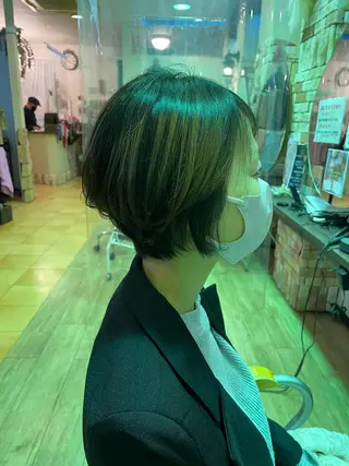 ショート hair make echo滿木あい花のヘアスタイル